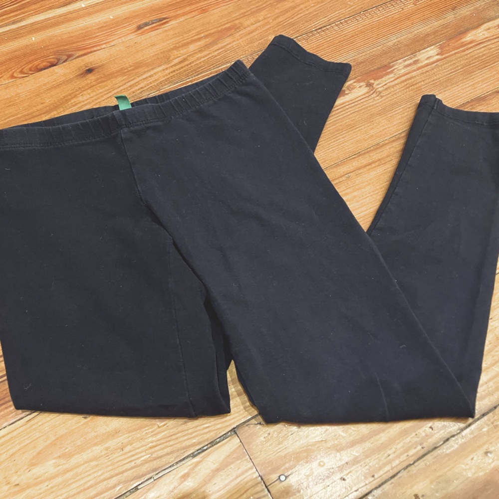 Benetton black stretch pants size 10